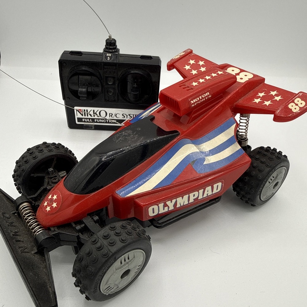 Nikko Radio Control Olympiad Buggy 1/20 Scale Made in Korea 1980s-90s Vintage